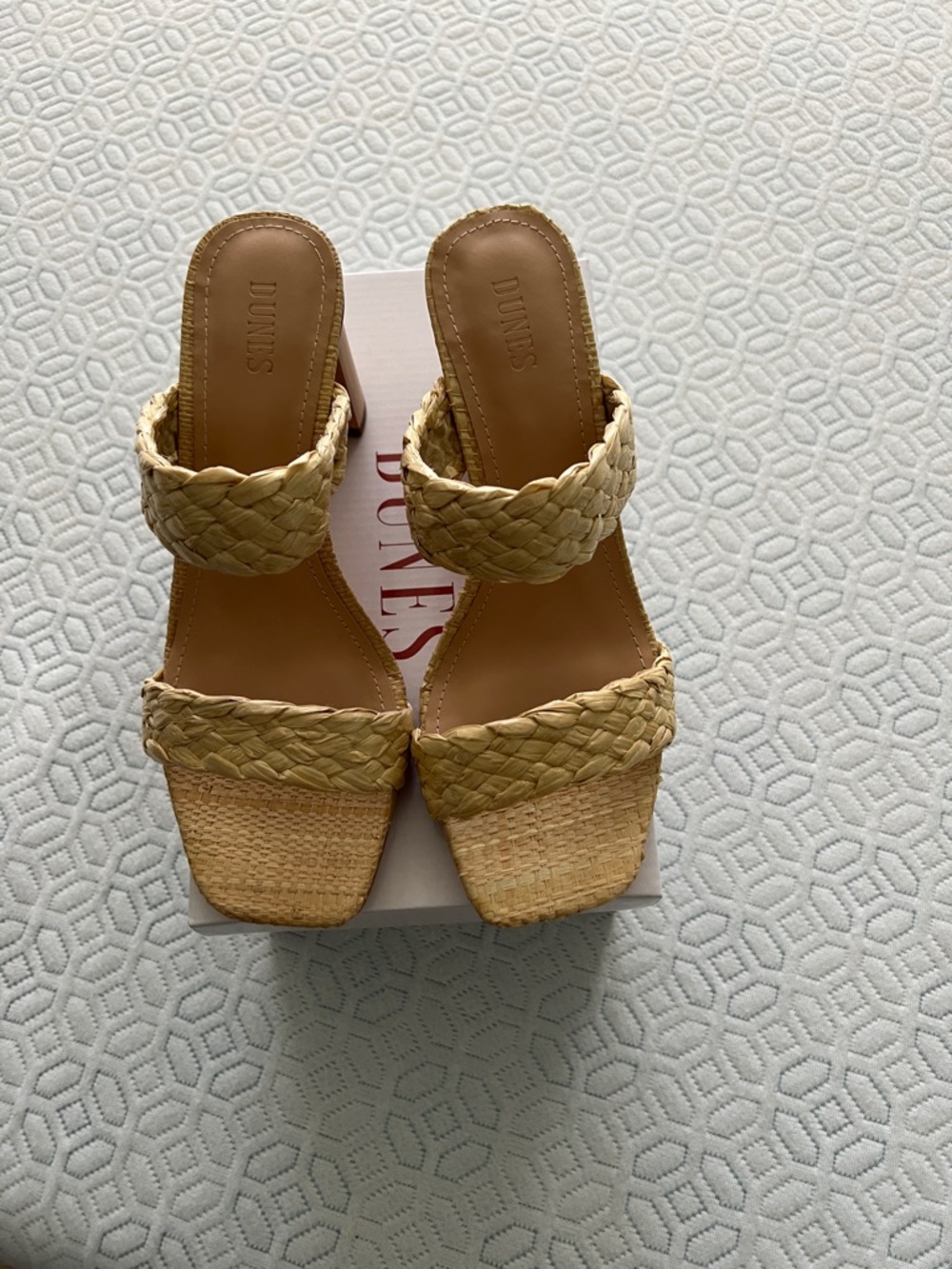 Dunes Braided Slide Sandals - Natural Tan